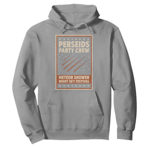 Vintage Perseids Party Crew August 2026 Hoodie Annual Night Sky Festival Graphic TS02 Sport Gray Print Your Wear