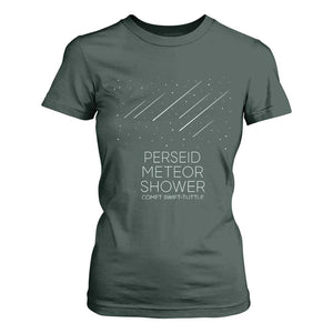 Perseid Meteor Shower Comet Swift Tuttle T Shirt For Women Celestial Astronomy Graphic TS02 Dark Forest Green Print Your Wear