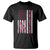 Nobody Fights Alone Pink Ribbon Flag T Shirt Breast Cancer Awareness Support - Print Your Wear
