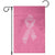Inspirational Breast Cancer Awareness Garden Flag Pink Ribbon Support - Print Your Wear