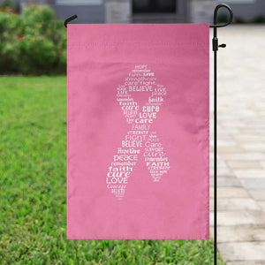 Inspirational Breast Cancer Awareness Garden Flag Pink Ribbon Support TS02 Print Your Wear