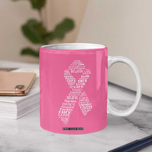 Inspirational Breast Cancer Awareness Coffee Mug Pink Ribbon Support TS02 Print Your Wear