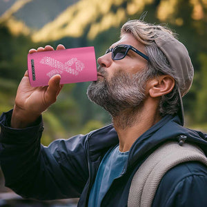 Inspirational Breast Cancer Awareness 4 in 1 Can Cooler Tumbler Pink Ribbon Support TS02 Print Your Wear