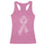 Inspirational Breast Cancer Awareness Racerback Tank Top Pink Ribbon Support - Print Your Wear