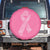 Inspirational Breast Cancer Awareness Spare Tire Cover Pink Ribbon Support - Print Your Wear