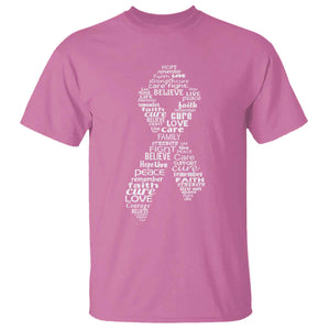 Inspirational Breast Cancer Awareness T Shirt Pink Ribbon Support - Print Your Wear
