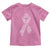 Inspirational Breast Cancer Awareness Toddler T Shirt Pink Ribbon Support - Print Your Wear