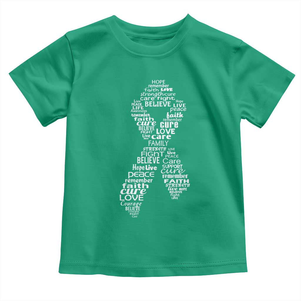 Inspirational Breast Cancer Awareness Toddler T Shirt Pink Ribbon Support TS02 Irish Green Print Your Wear