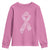 Inspirational Breast Cancer Awareness Youth Sweatshirt Pink Ribbon Support - Print Your Wear