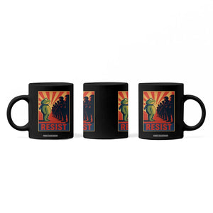 Frog Resist Coffee Mug Free Portland Oregon Poster Graphic Freedom Fighters TS02 Print Your Wear