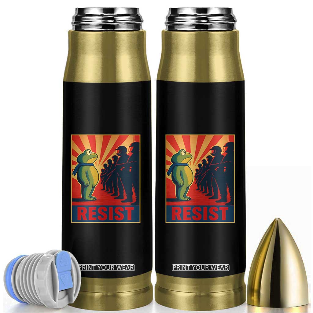 Frog Resist Bullet Tumbler Free Portland Oregon Poster Graphic Freedom Fighters TS02 Black Print Your Wear