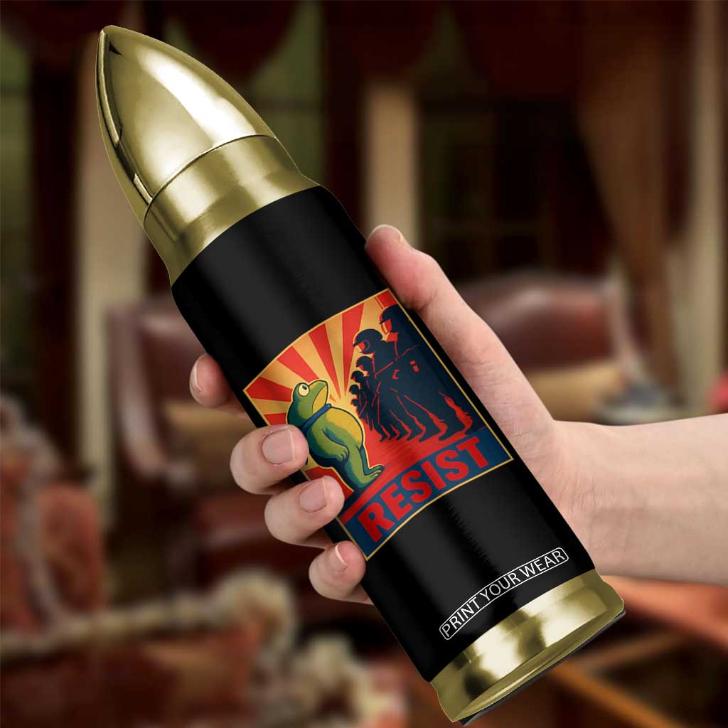 Frog Resist Bullet Tumbler Free Portland Oregon Poster Graphic Freedom Fighters TS02 Print Your Wear