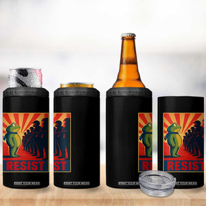 Frog Resist 4 in 1 Can Cooler Tumbler Free Portland Oregon Poster Graphic Freedom Fighters TS02 Print Your Wear