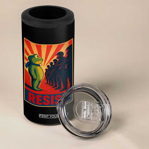 Frog Resist 4 in 1 Can Cooler Tumbler Free Portland Oregon Poster Graphic Freedom Fighters TS02 Print Your Wear