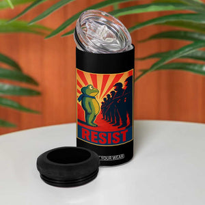 Frog Resist 4 in 1 Can Cooler Tumbler Free Portland Oregon Poster Graphic Freedom Fighters TS02 Print Your Wear