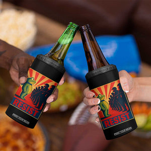 Frog Resist 4 in 1 Can Cooler Tumbler Free Portland Oregon Poster Graphic Freedom Fighters TS02 Print Your Wear