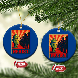 Frog Resist Ceramic Ornament Free Portland Oregon Poster Graphic Freedom Fighters TS02 1pc Blue Print Your Wear