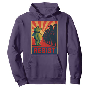Frog Resist Hoodie Free Portland Oregon Poster Graphic Freedom Fighters TS02 Purple Print Your Wear