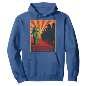 Frog Resist Hoodie Free Portland Oregon Poster Graphic Freedom Fighters TS02 Royal Blue Print Your Wear