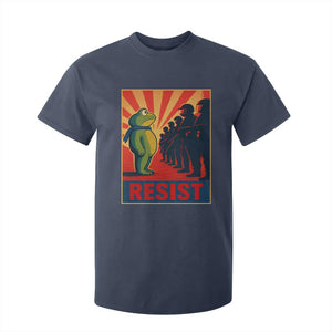 Frog Resist T Shirt For Kid Free Portland Oregon Poster Graphic Freedom Fighters TS02 Navy Print Your Wear