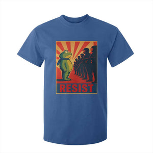 Frog Resist T Shirt For Kid Free Portland Oregon Poster Graphic Freedom Fighters TS02 Royal Blue Print Your Wear