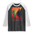 Frog Resist Raglan Shirt Free Portland Oregon Poster Graphic Freedom Fighters TS02 Black White Print Your Wear