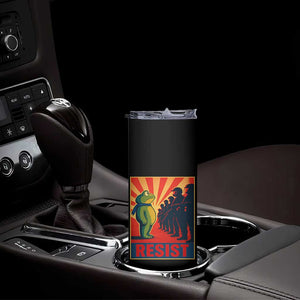 Frog Resist Skinny Tumbler Free Portland Oregon Poster Graphic Freedom Fighters TS02 Print Your Wear