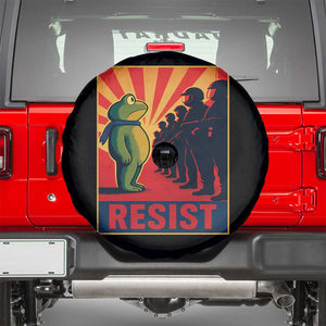 Frog Resist Spare Tire Cover Free Portland Oregon Poster Graphic Freedom Fighters TS02 Black Print Your Wear