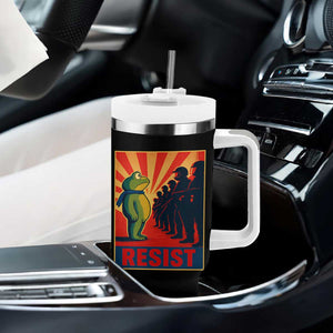Frog Resist Tumbler With Handle Free Portland Oregon Poster Graphic Freedom Fighters TS02 Print Your Wear