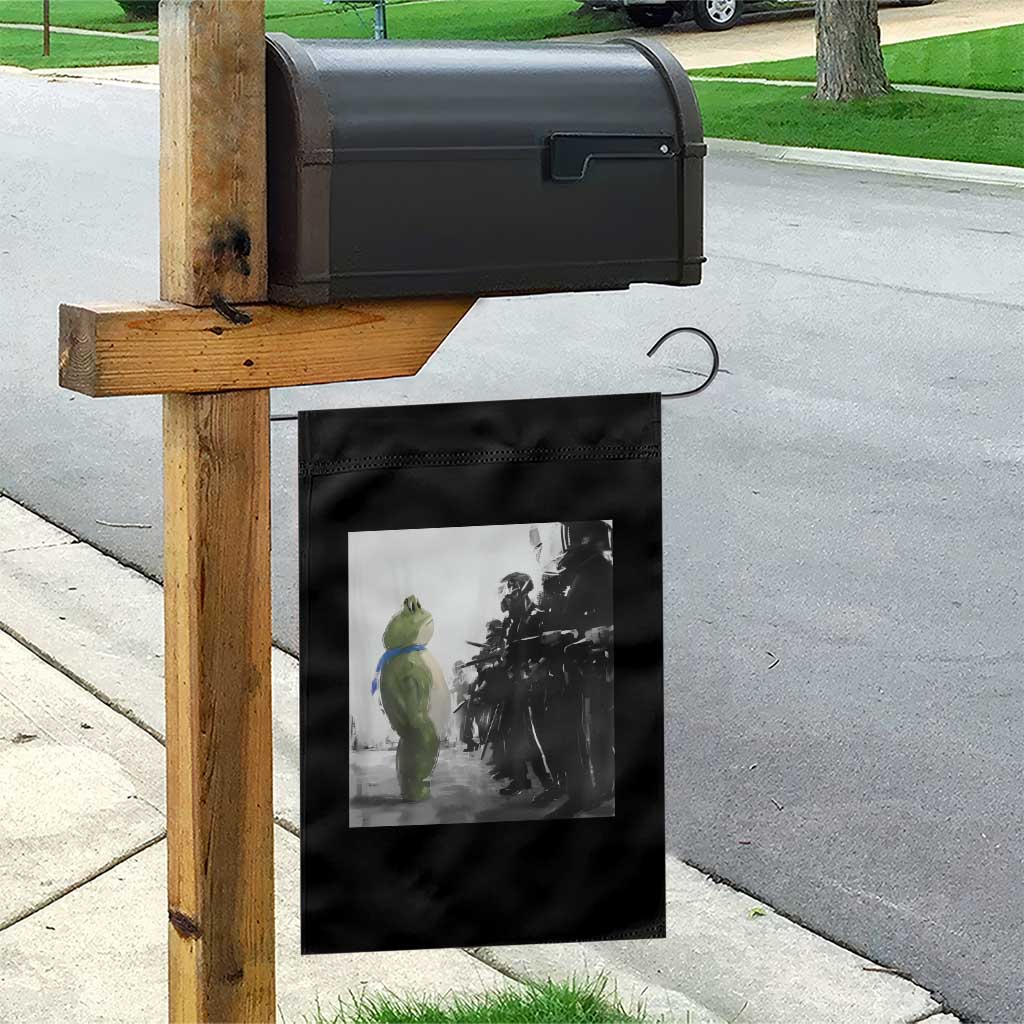 Frog Resist Garden Flag Free Portland Oregon Freedom Fighters TS02 Print Your Wear