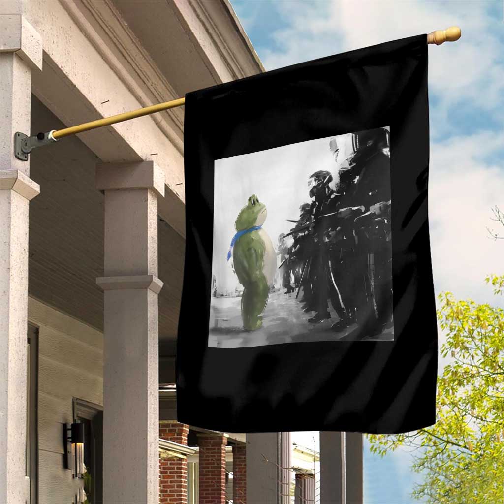 Frog Resist Garden Flag Free Portland Oregon Freedom Fighters TS02 Print Your Wear