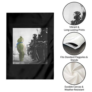 Frog Resist Garden Flag Free Portland Oregon Freedom Fighters TS02 Print Your Wear