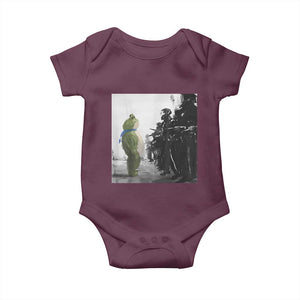 Frog Resist Baby Onesie Free Portland Oregon Freedom Fighters TS02 Maroon Print Your Wear