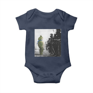Frog Resist Baby Onesie Free Portland Oregon Freedom Fighters TS02 Navy Print Your Wear