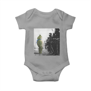 Frog Resist Baby Onesie Free Portland Oregon Freedom Fighters TS02 Sport Gray Print Your Wear