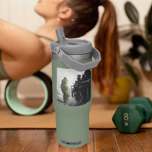 Frog Resist Flip Straw Tumbler Free Portland Oregon Freedom Fighters TS02 One Size: 30 oz Moss Green Print Your Wear