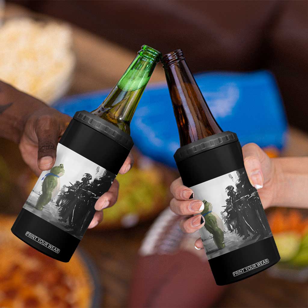 Frog Resist 4 in 1 Can Cooler Tumbler Free Portland Oregon Freedom Fighters TS02 Print Your Wear