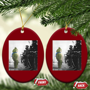 Frog Resist Ceramic Ornament Free Portland Oregon Freedom Fighters TS02 Print Your Wear