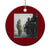Frog Resist Ceramic Ornament Free Portland Oregon Freedom Fighters TS02 1pc Red Print Your Wear