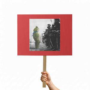 Frog Resist Protest Sign Free Portland Oregon Freedom Fighters - Print Your Wear