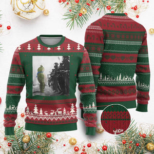 Frog Resist Ugly Christmas Sweater Free Portland Oregon Freedom Fighters - Print Your Wear