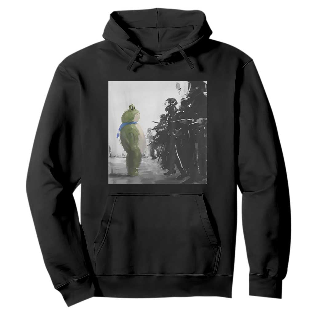 Frog Resist Hoodie Free Portland Oregon Freedom Fighters TS02 Black Print Your Wear