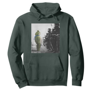 Frog Resist Hoodie Free Portland Oregon Freedom Fighters TS02 Dark Forest Green Print Your Wear