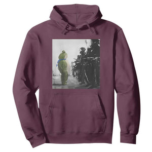 Frog Resist Hoodie Free Portland Oregon Freedom Fighters TS02 Maroon Print Your Wear