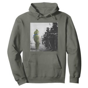 Frog Resist Hoodie Free Portland Oregon Freedom Fighters TS02 Military Green Print Your Wear