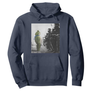 Frog Resist Hoodie Free Portland Oregon Freedom Fighters TS02 Navy Print Your Wear