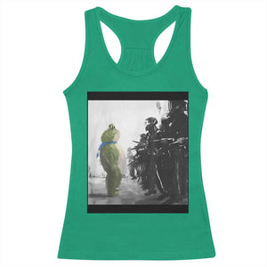 Frog Resist Racerback Tank Top Free Portland Oregon Freedom Fighters - Print Your Wear