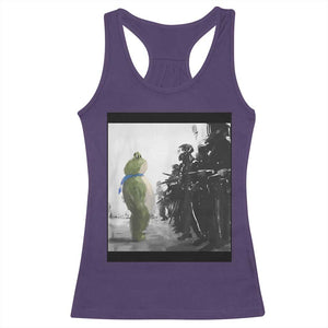 Frog Resist Racerback Tank Top Free Portland Oregon Freedom Fighters - Print Your Wear