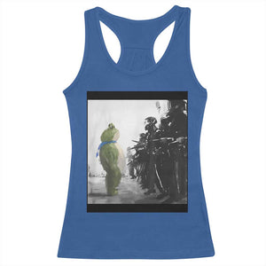 Frog Resist Racerback Tank Top Free Portland Oregon Freedom Fighters - Print Your Wear