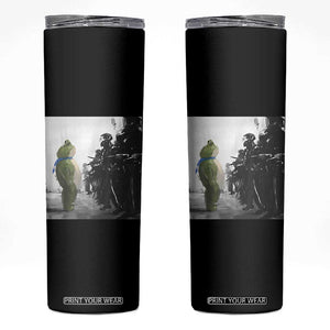 Frog Resist Skinny Tumbler Free Portland Oregon Freedom Fighters TS02 Black Print Your Wear